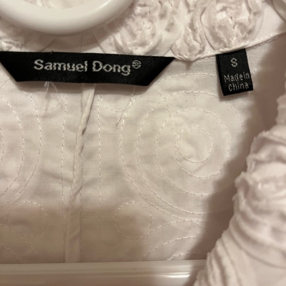 Women's Samuel Dong Designer White Jacket size Small - Picture 6 of 10